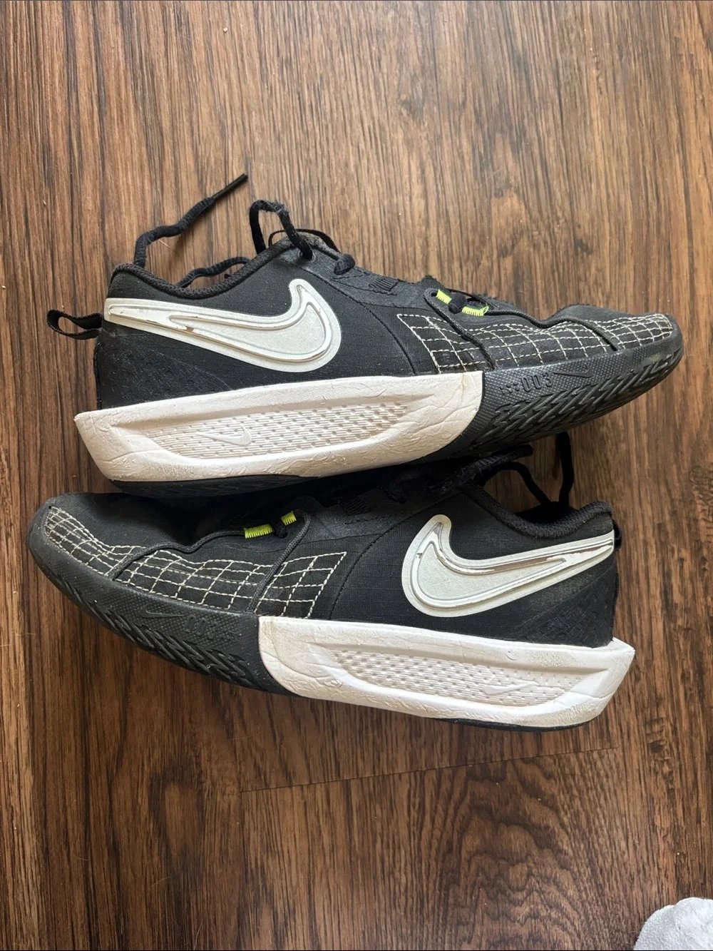Nike G.T. Cut 3 GS Black White FD7033-001 Basketball Shoes 5.5Y